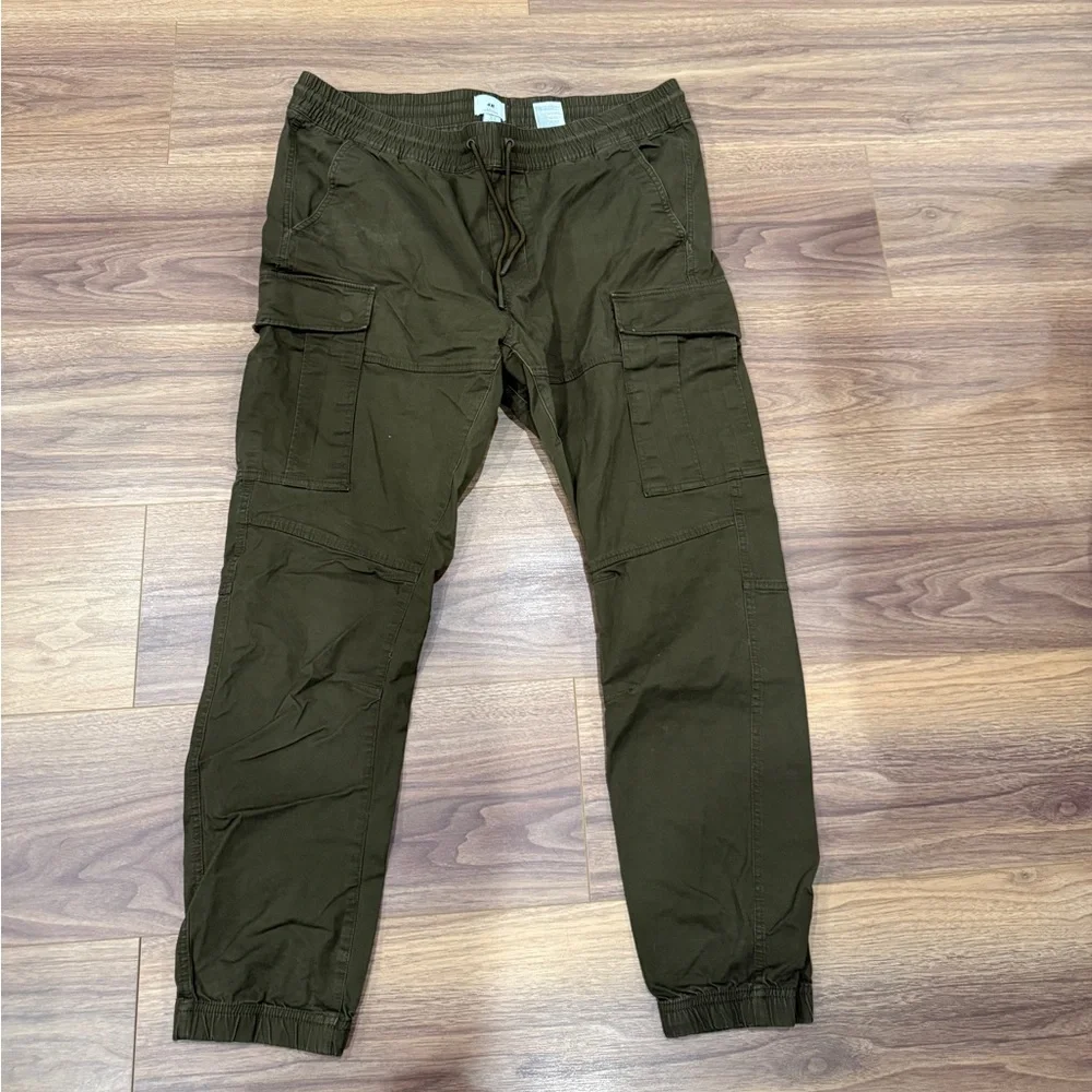 Green Men's Cargo Pants - Picture 1 of 2